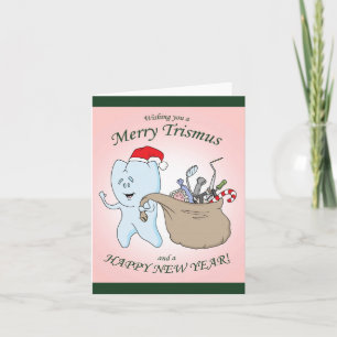 "Merry Trismus" Christmas Card Feiertagskarte