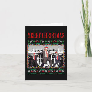 Merry Trumpmas - Santa Claus Donald Trump Tance Karte