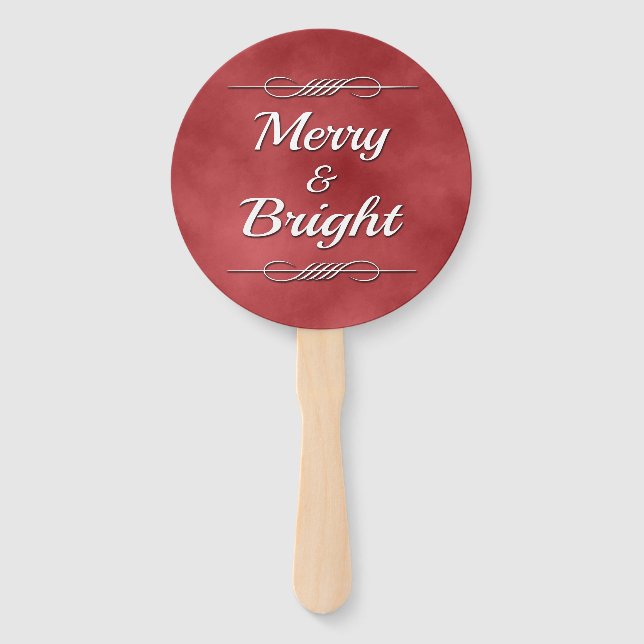 Merry und Bright Fächer (Vorderseite)