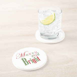 Merry und Bright Getränkeuntersetzer