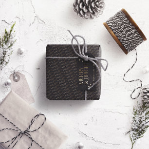 Merry und Bright Personalisiert Geschenkanhänger