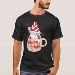 Merry und Bright Santa Hot Cocoa T-Shirt