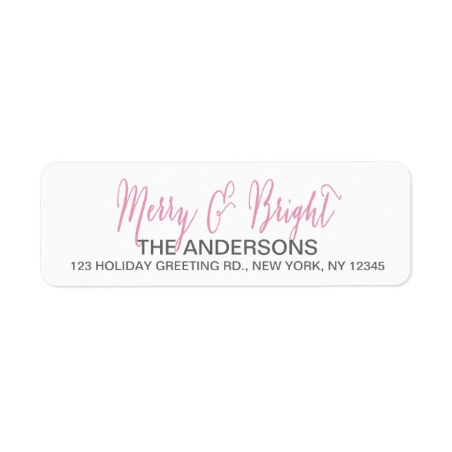 Merry und Bright Script (Vorne)