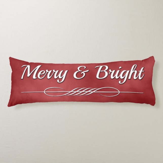 Merry und Bright Seitenschläferkissen (Vorderseite)