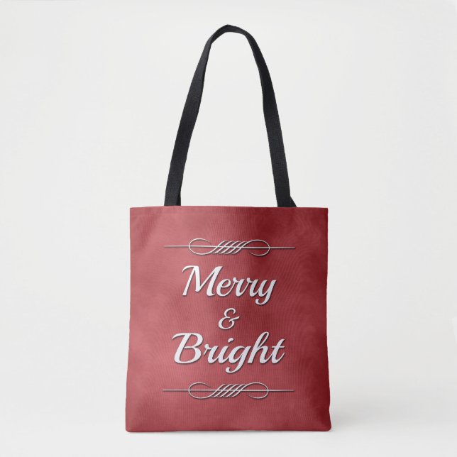 Merry und Bright Tasche (Vorderseite)