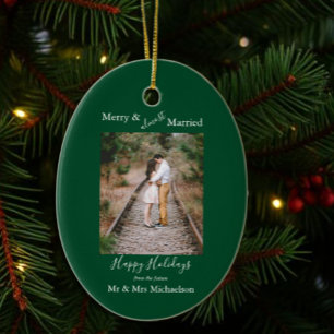 Merry und fast Verheiratet Minimalistisch Keramik Ornament