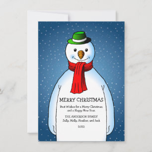 Merry und Happy Snowman