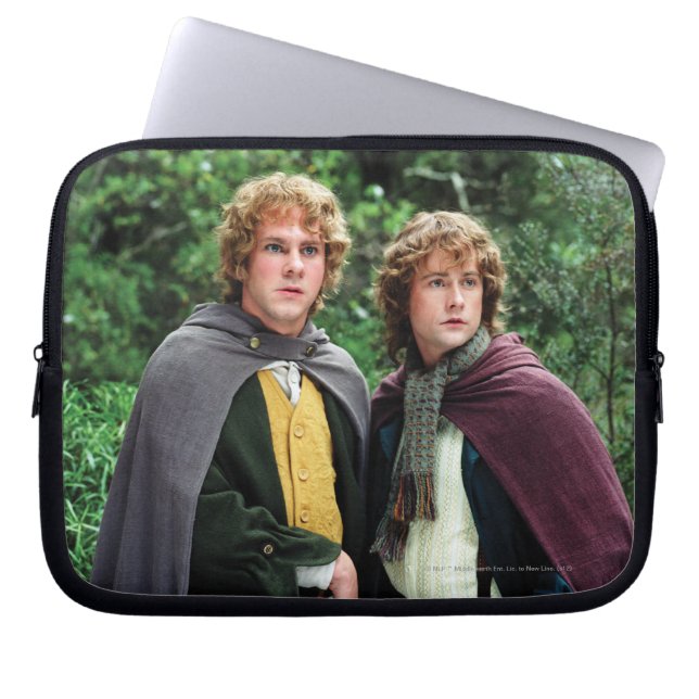 Merry und Peregrin Laptopschutzhülle (Vorderseite)