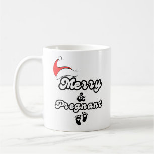 Merry und schwanger kaffeetasse