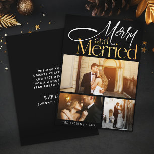 Merry & Verheiratet Newlyweds 3 Foto Weihnachten
