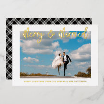 Merry & Verheiratet Wedding Mr & Mrs. First Christ