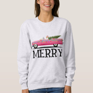 MERRY VINTAG CADDY LADIES CHRISTMAS SWEATSHIRT