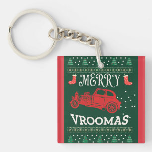 MERRY VROOMAS - CHRISTMAS UGLY SWEATER SCHLÜSSELANHÄNGER