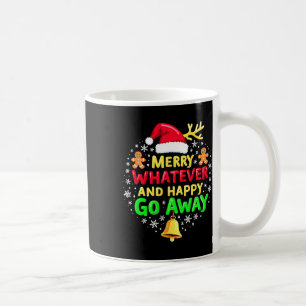 Merry, was lustig Weihnachts Zitat Ugly Xmas Pj Kaffeetasse
