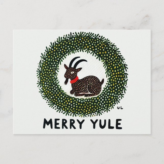 Merry Weihnachten Goat (Vorderseite)