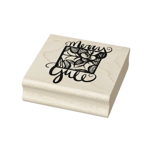 Merry Weihnachten Gummistempel (Stempel)