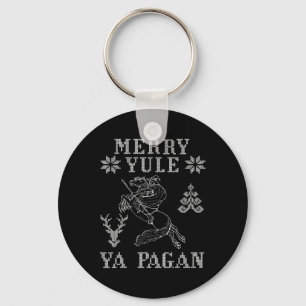 Merry Weihnachten Ya Pagan Odin auf der Insel Slei Schlüsselanhänger