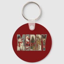 MERRY – Weihnachtszeichen-Buchstaben-Kunst