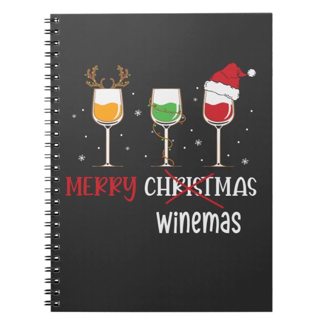 Merry Winemas Notizblock (Vorderseite)