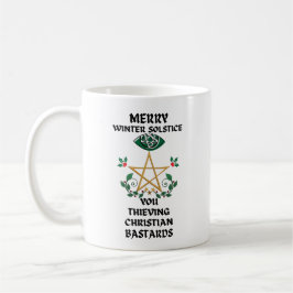 Merry Winter Solstice Sie Diebe Christlich Kaffeetasse