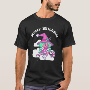 Merry Witchmas Pagan Weihnachts Wintersolstice Wit T-Shirt
