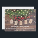 Merry Wood Pine and Berries Christmas Card<br><div class="desc">Merry Wood Pine and Berries Weihnachtskarte - Was für eine lustige, rustikale Art und Weise Ihre Weihnachtsgrüße in diesem Jahr zu senden. Unsere Karte beinhaltet einen Gruß, aber Sie können Ihre eigene hinzufügen, wenn Sie es vorziehen. Die rustikale Karte verfügt über ein Merry Banner, natürliche Kiefernfalte mit Beeren und leuchtenden...</div>