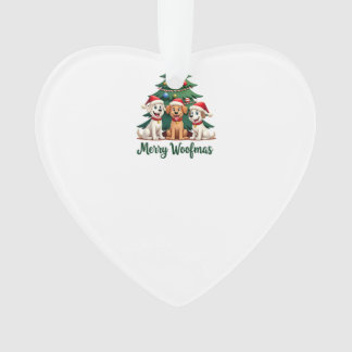 Merry Woofmas (2) Ornament