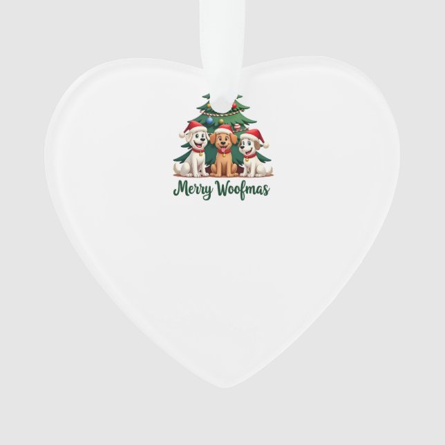 Merry Woofmas (2) Ornament (Vorderseite)
