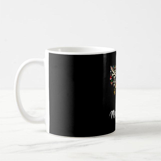 Merry Woofmas Boston Terrier Reindeer Christmas Do Kaffeetasse (Links)