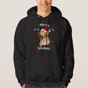 Merry Woofmas Golden Retriever Dog Weihnachtshund Hoodie