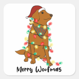 Merry Woofmas Sticker