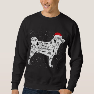 Merry Xmas Akita Dog Weihnachten Sweatshirt
