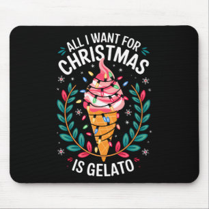 Merry Xmas alles, was ich für Weihnachten Gelato M Mousepad