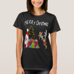 Merry Xmas Christmas Santa Reindeer T-Shirt<br><div class="desc">Merry Xmas Christmas Santa Reindeer</div>