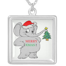"MERRY XMAS" ELEPHANT