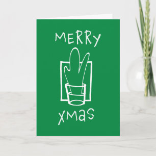 Merry Xmas Feiertagskarte