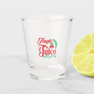 Merry Xmas Happy Jingle Juice Schnapsglas