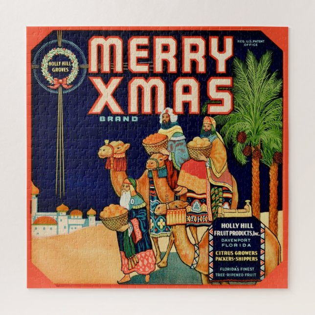 Merry Xmas Jigsaw Puzzle (Vertikal)