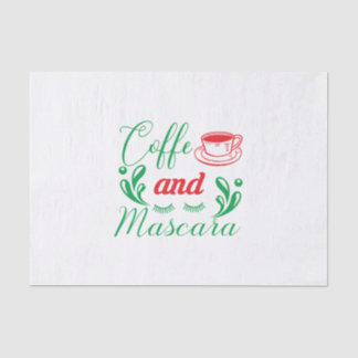 Merry Xmas Kaffee und Mascara Seidenpapier