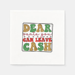 Merry Xmas Lieber Weihnachten Sie können Bargeld V Serviette