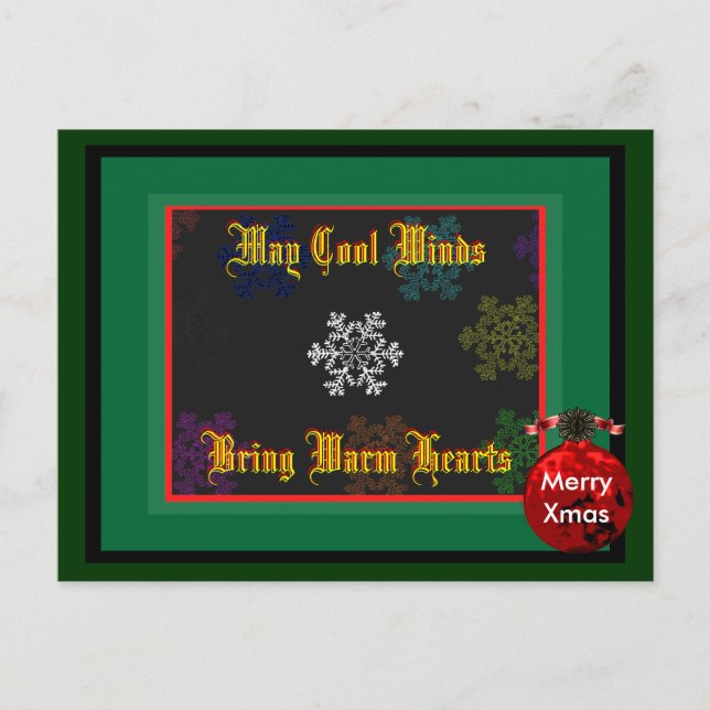 Merry Xmas Mai Coole Winde bringen Vorlage 2 (Vorderseite)