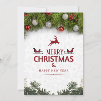 Merry Xmas Postcard Feiertagskarte