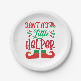 Merry Xmas Santa Little Helper Pappteller