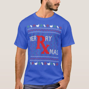 Merry Xmas Weihnachts-Apotheker Ugly Pharmacy Tec T-Shirt