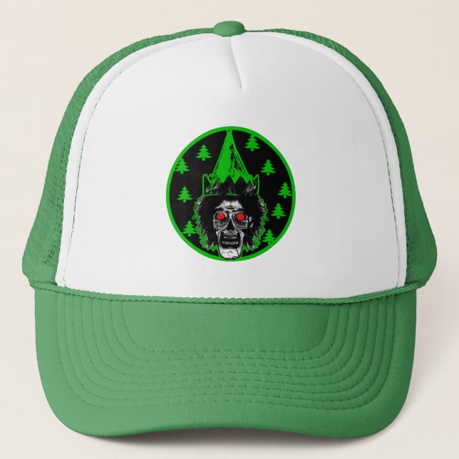 Merry Zombie Christmas Truckerkappe (Vorderseite)