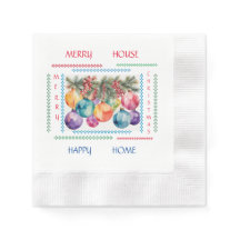 Merry Zuhause Paper Napkin