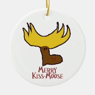MerryKissMoose Keramikornament