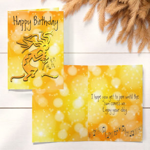 Merrymaker Kokopelli Notenvorlage Karte