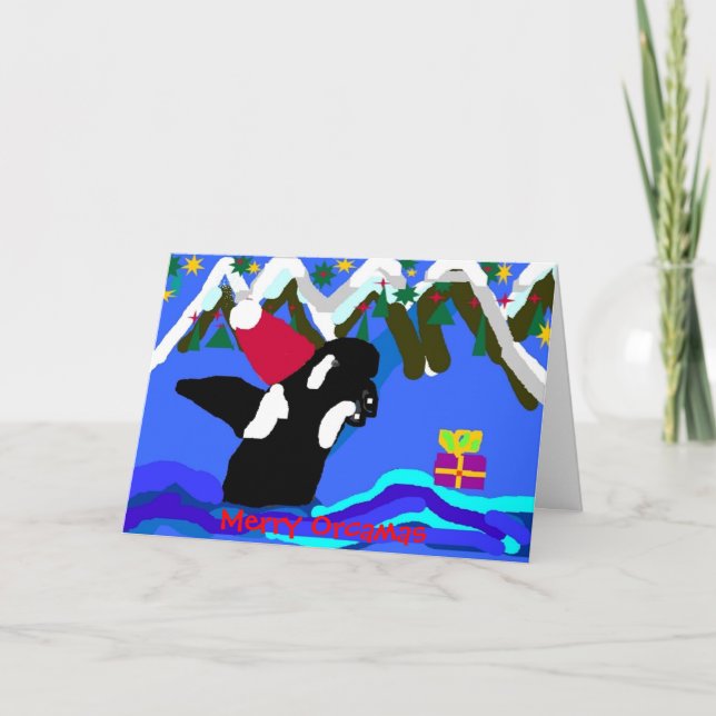MerryOrcmas, fröhliches Orcamas Feiertagskarte (Vorderseite)