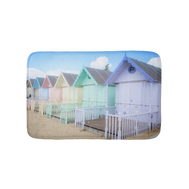Mersea Insel-Strand-Hütten Badematte (Vorderseite)